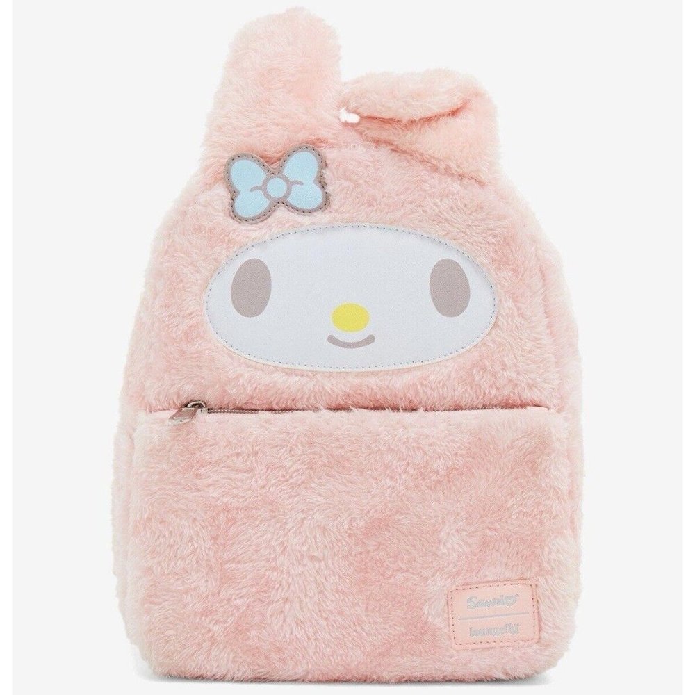 Loungefly My Melody Cosplay Plush Mini Backpack Sanrio NEW - Picture 6 of 9